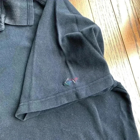 Greg Norman Collection Men’s L Navy Blue Embroidered Polo Shirt - Picture 4 of 9